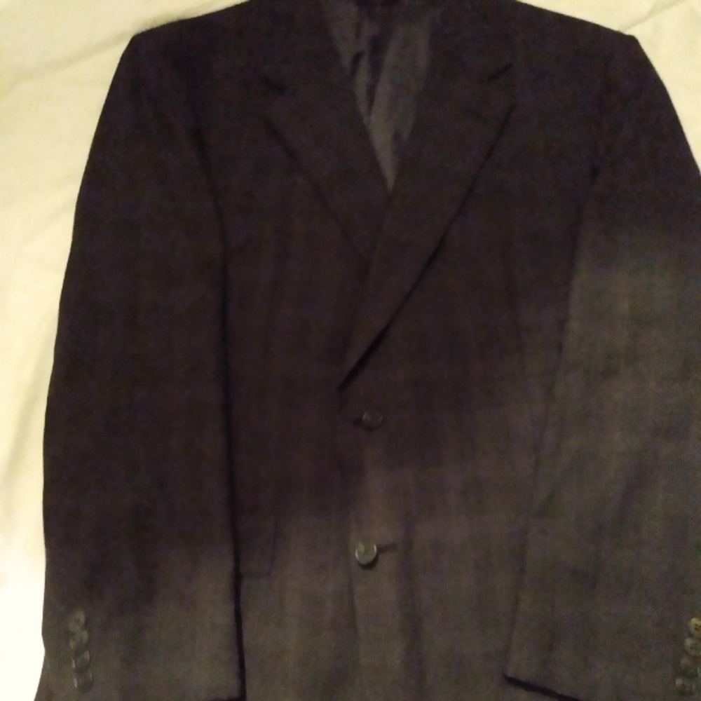 Hart Schaffner & Marx fokys plaid sports coat